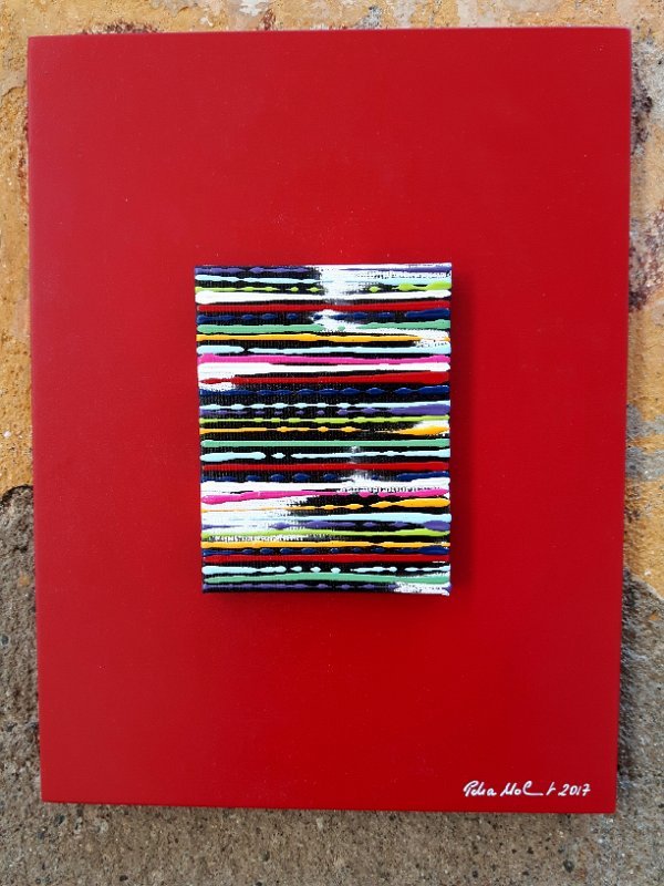 coloured lines 13  22,5x17  2017